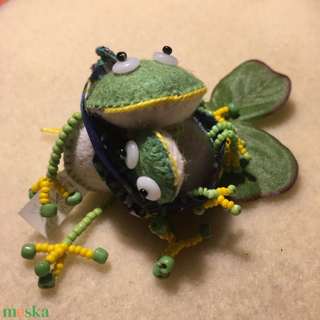 Mama-Baba béka - táska & tok - kulcstartó & táskadísz - táskadísz - Meska.hu