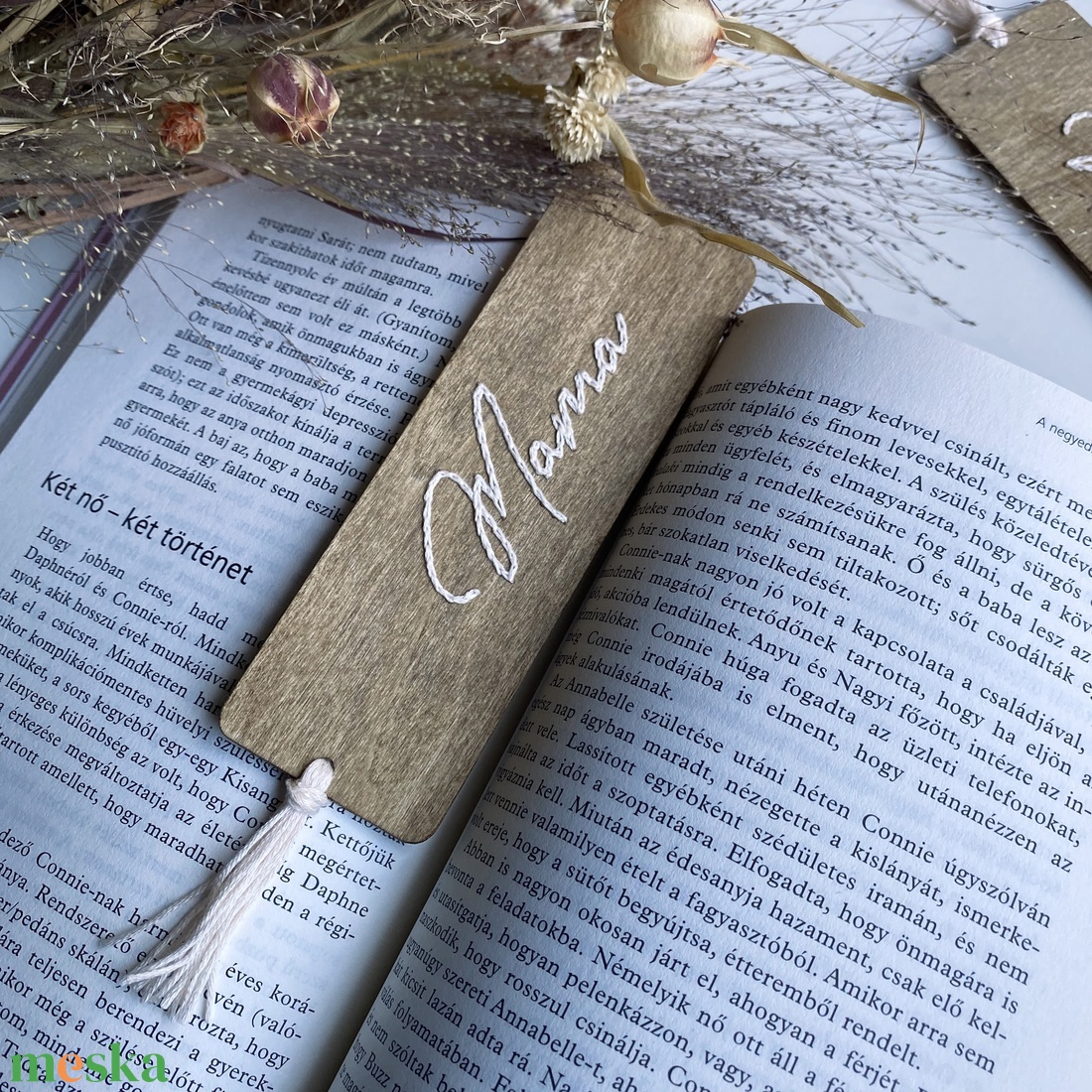 Könyvjelző névvel - könyv & zene - könyvjelző - Meska.hu