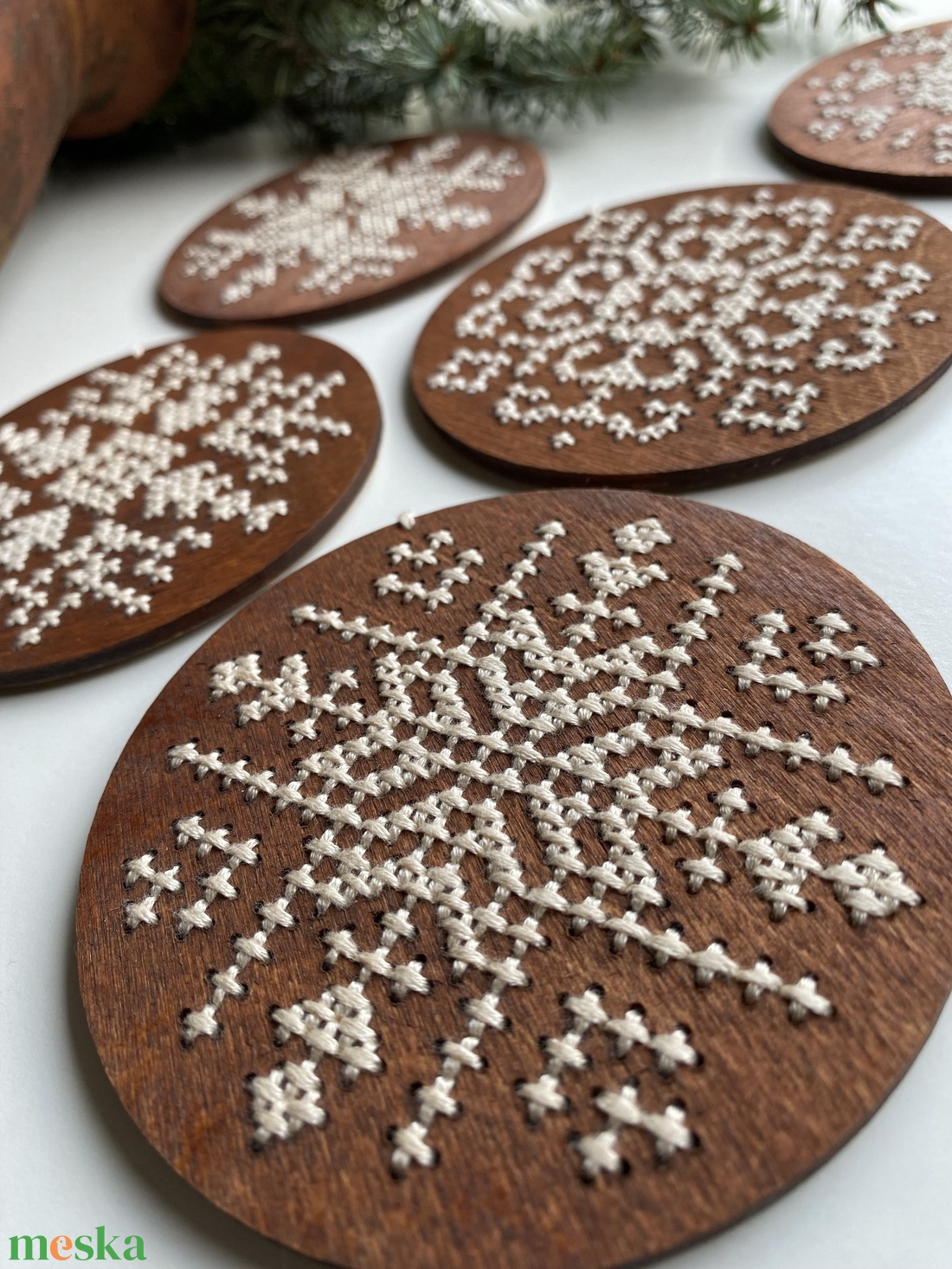 Karácsonyfa dísz - karácsony - karácsonyi lakásdekoráció - karácsonyfadíszek - Meska.hu