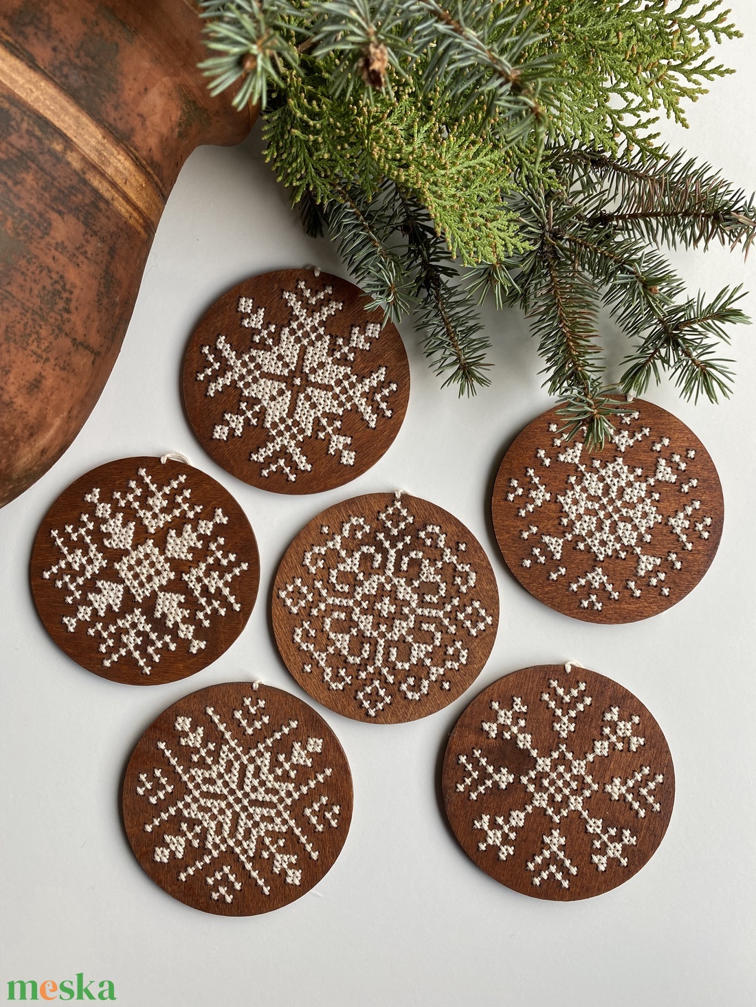 Karácsonyfa dísz - karácsony - karácsonyi lakásdekoráció - karácsonyfadíszek - Meska.hu