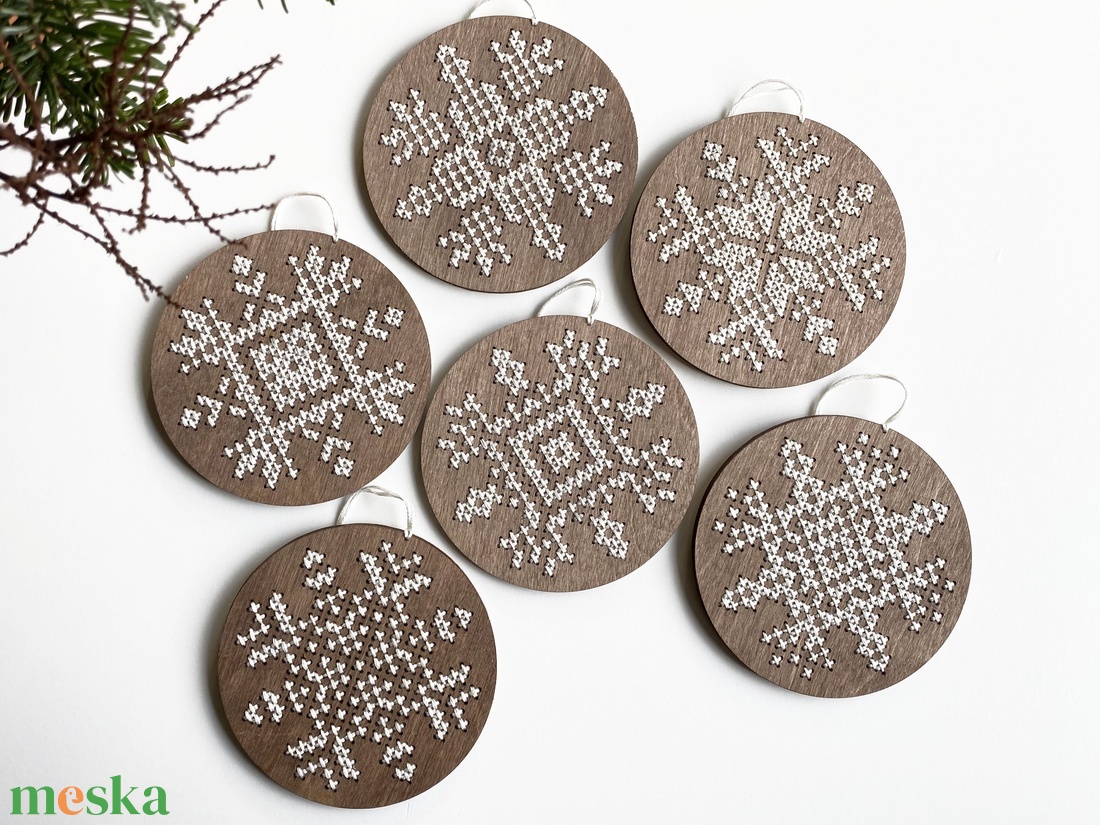 Karácsonyi hímezd magad box - diy (csináld magad) - szabásminta, útmutató - hímzés minta - Meska.hu