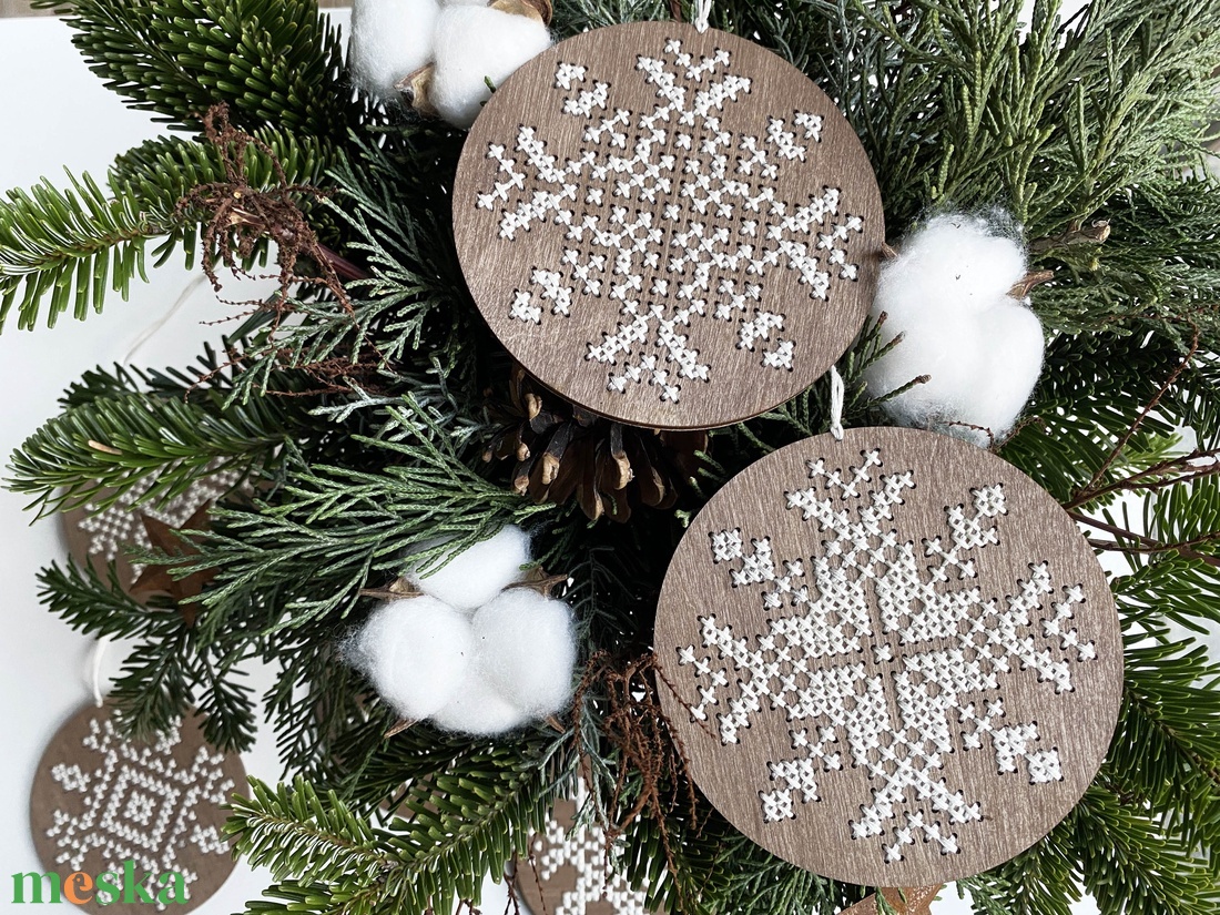 Karácsonyi hímezd magad box - diy (csináld magad) - szabásminta, útmutató - hímzés minta - Meska.hu