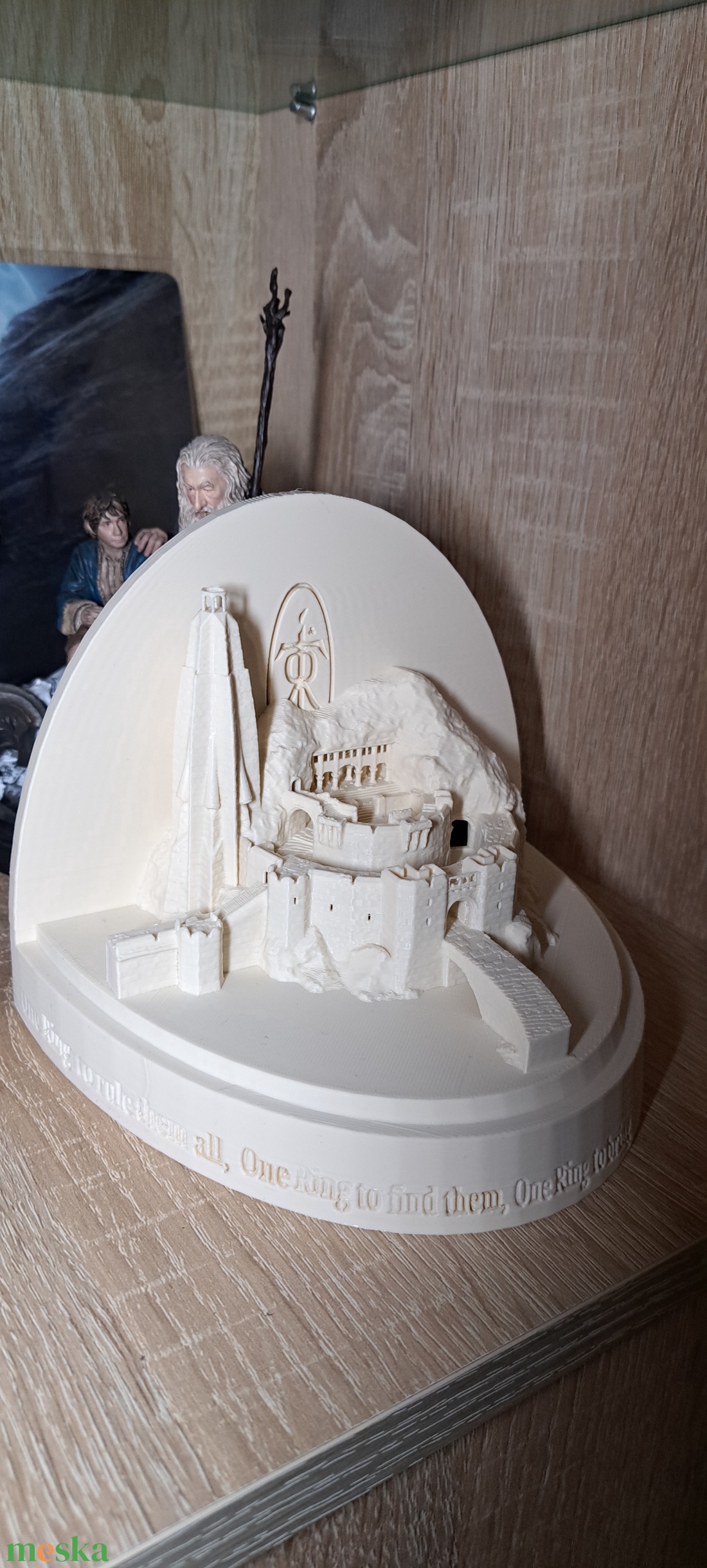 Helm szurdok Gyűrűk Ura könyvtámasz/szobor - otthon & életmód - dekoráció - asztal és polc dekoráció - könyvszobor - Meska.hu