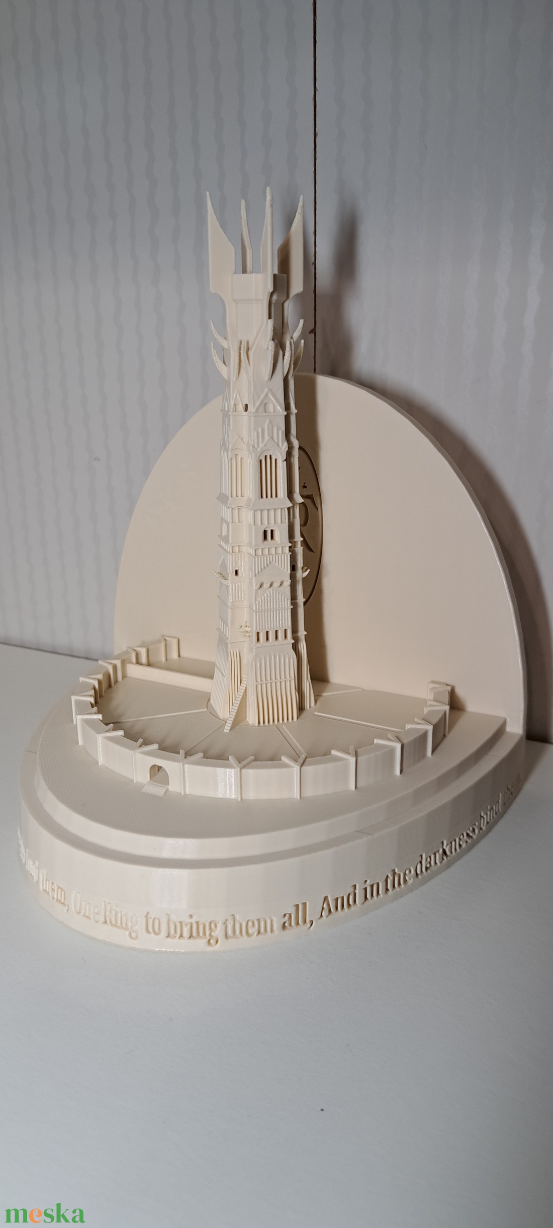 Isengard-Vasudvard Gyűrűk Ura könyvtámasz/szobor - otthon & életmód - dekoráció - asztal és polc dekoráció - könyvszobor - Meska.hu