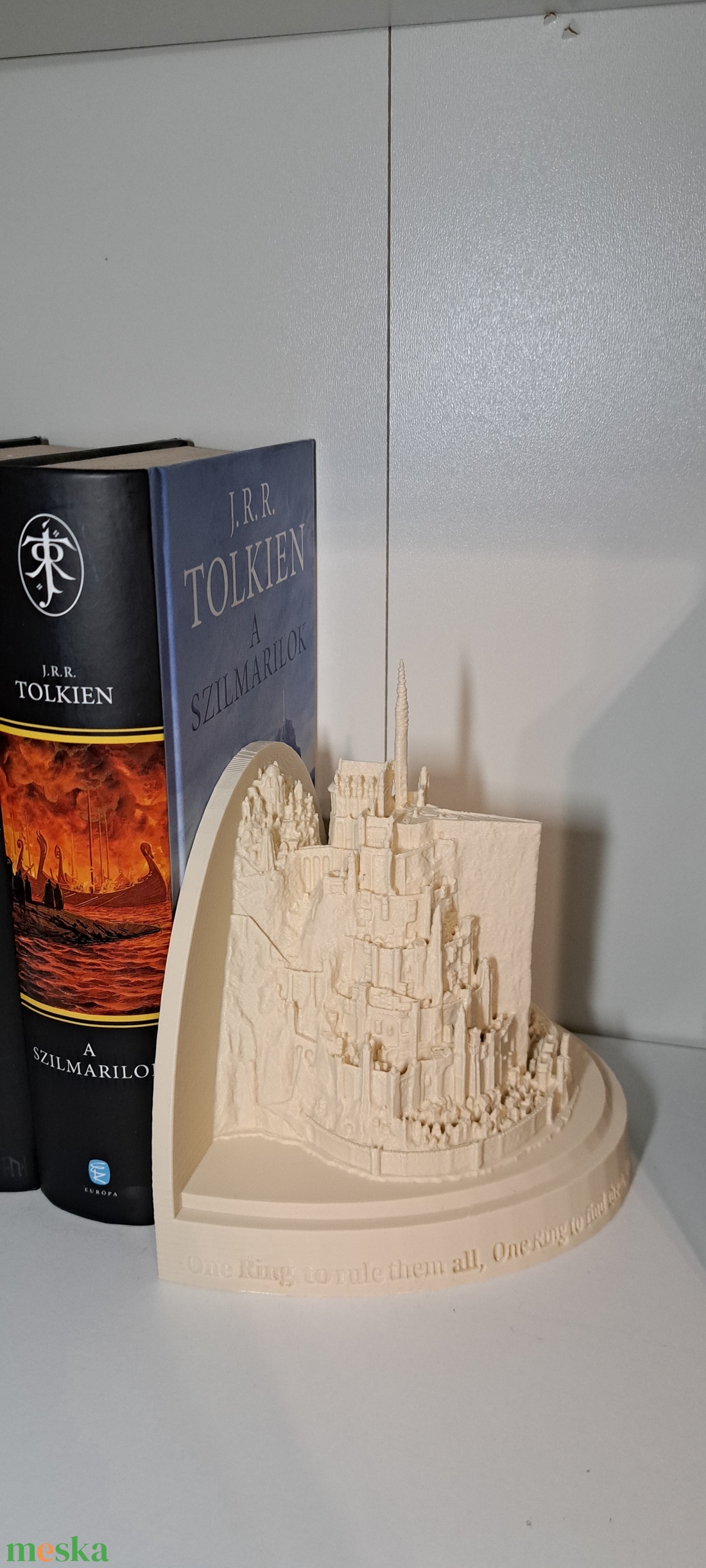 Minath Tiris Gyűrűk Ura könyvtámasz/szobor - otthon & életmód - dekoráció - asztal és polc dekoráció - könyvszobor - Meska.hu