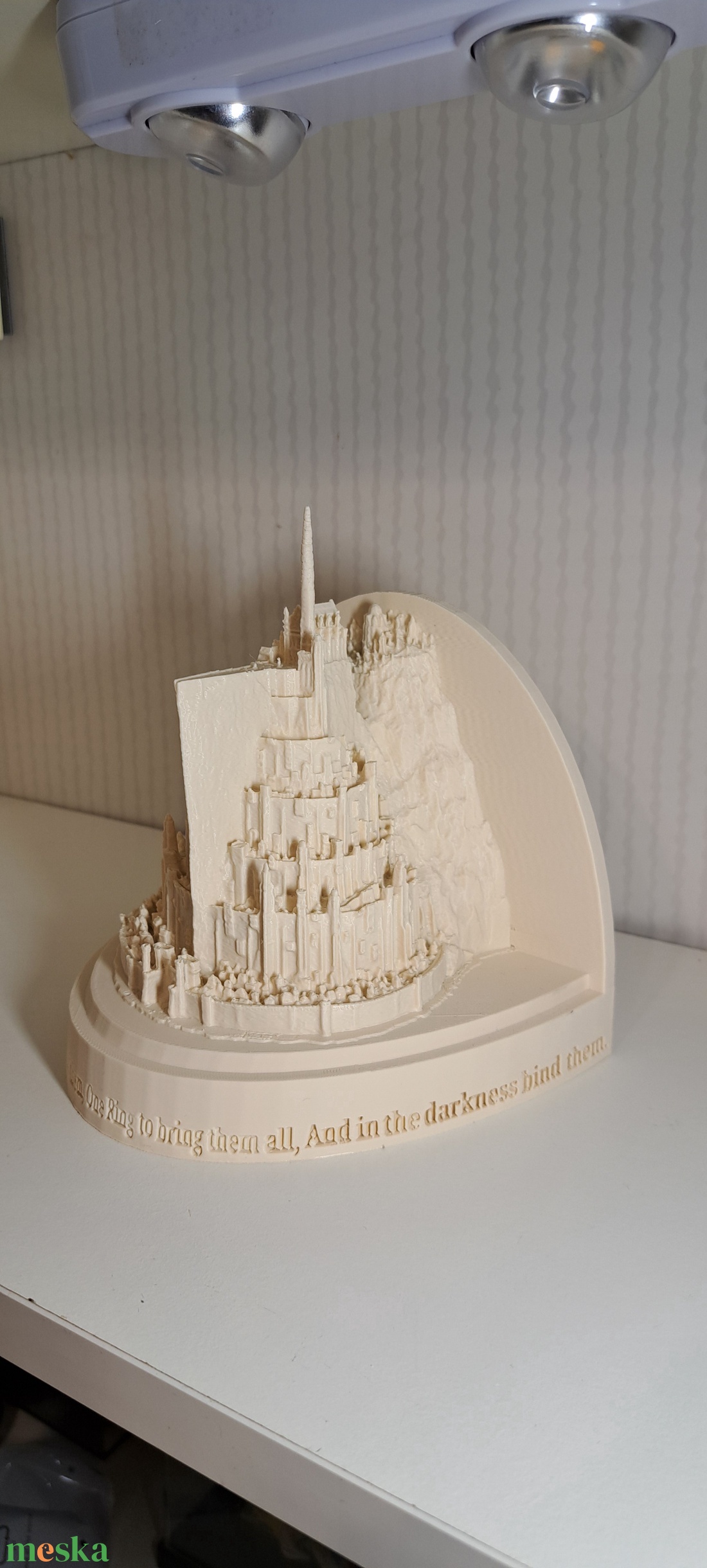 Minath Tiris Gyűrűk Ura könyvtámasz/szobor - otthon & életmód - dekoráció - asztal és polc dekoráció - könyvszobor - Meska.hu