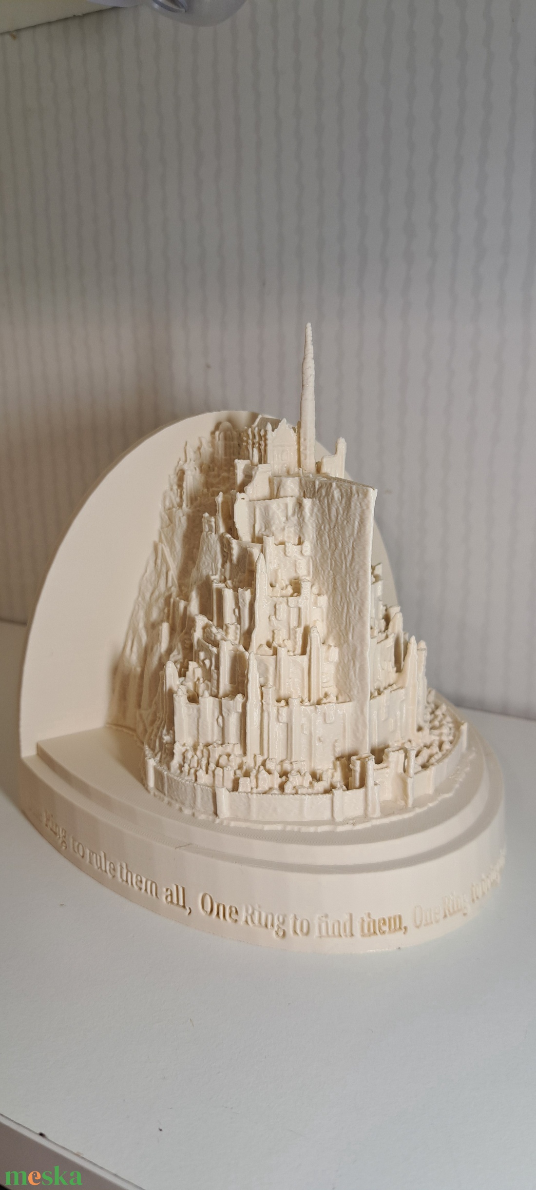 Minath Tiris Gyűrűk Ura könyvtámasz/szobor - otthon & életmód - dekoráció - asztal és polc dekoráció - könyvszobor - Meska.hu