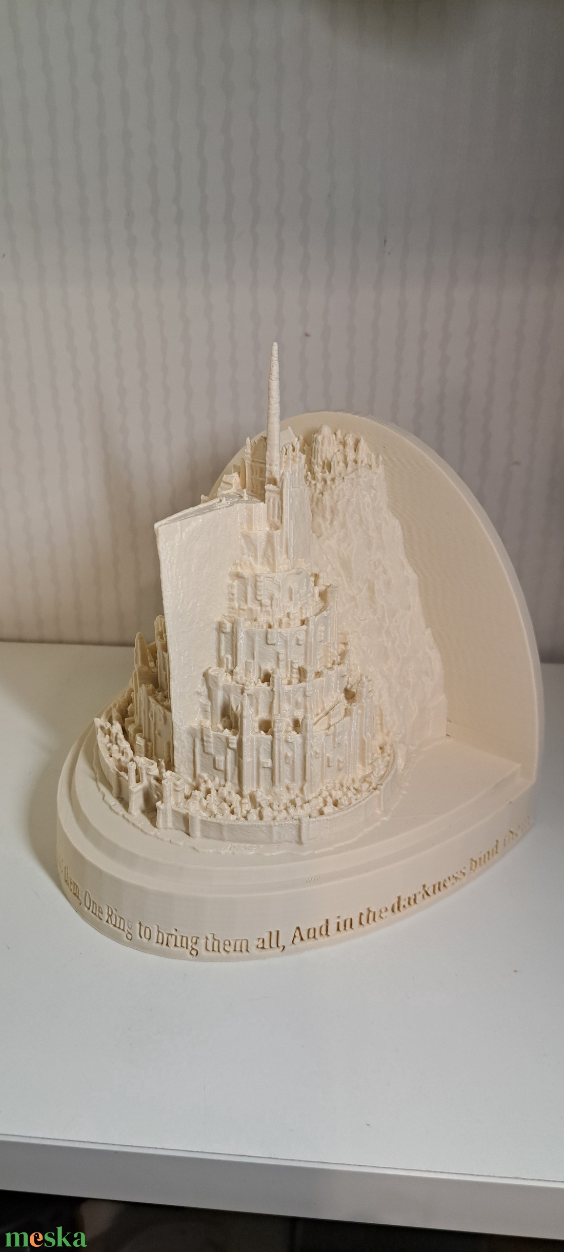 Minath Tiris Gyűrűk Ura könyvtámasz/szobor - otthon & életmód - dekoráció - asztal és polc dekoráció - könyvszobor - Meska.hu