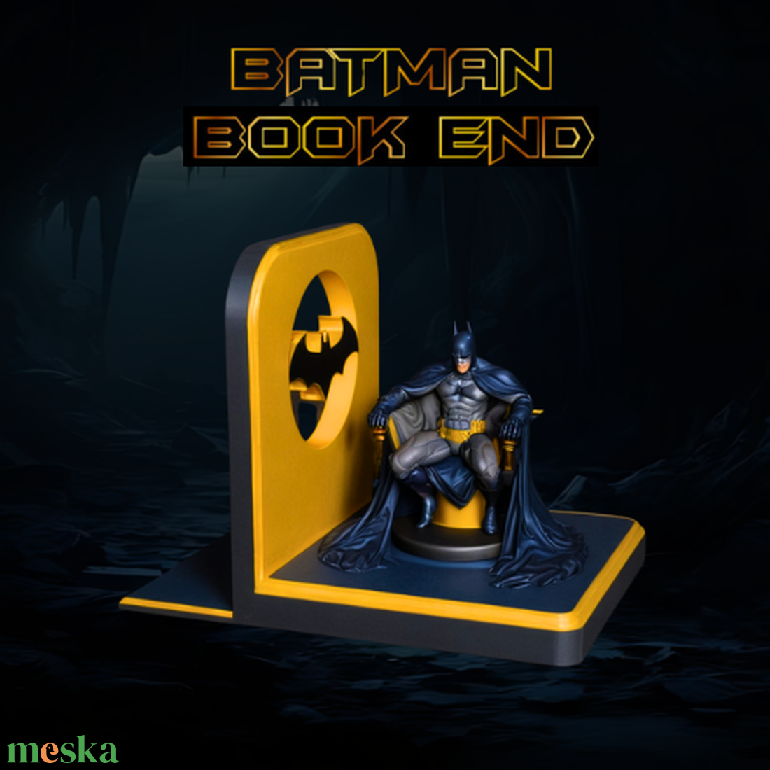 Marvel Batman könyvtámasz szobor/figura - művészet - makett, modell - Meska.hu