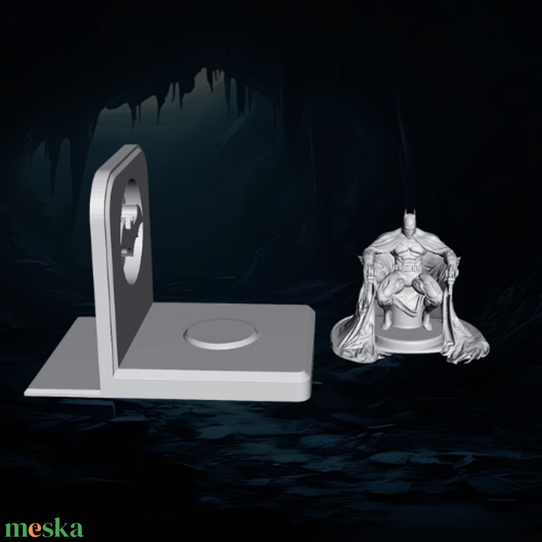 Marvel Batman könyvtámasz szobor/figura - művészet - makett, modell - Meska.hu