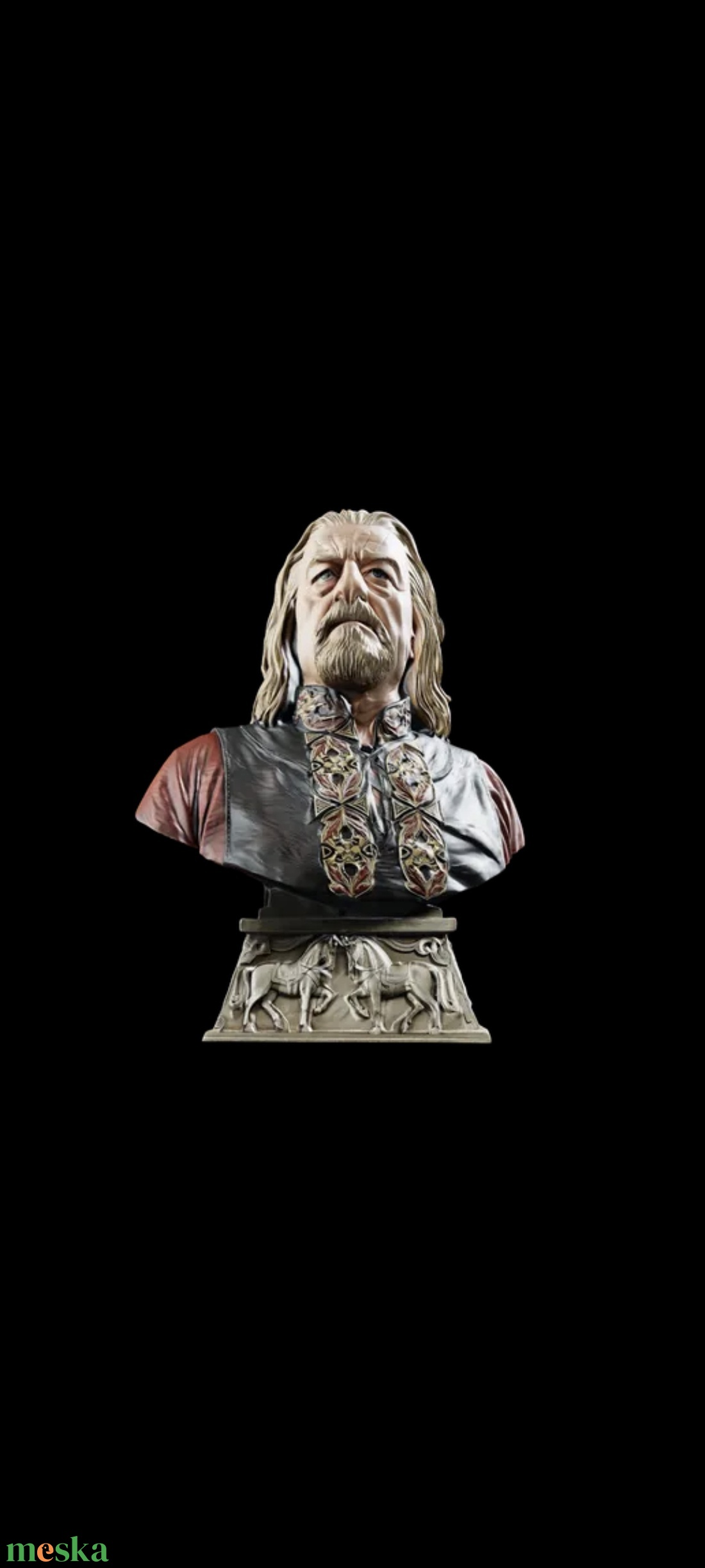 Gyűrűk Ura Theoden király mellszobor - otthon & életmód - dekoráció - asztal és polc dekoráció - könyvszobor - Meska.hu