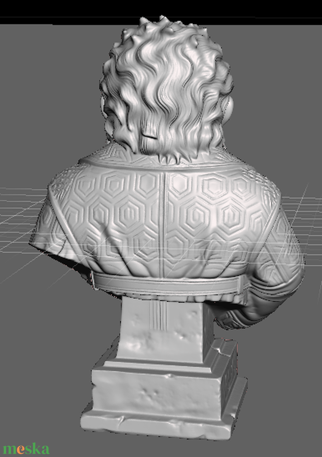 Gyűrűk Ura Hobbit Balin a törp mellszobor - otthon & életmód - dekoráció - asztal és polc dekoráció - könyvszobor - Meska.hu