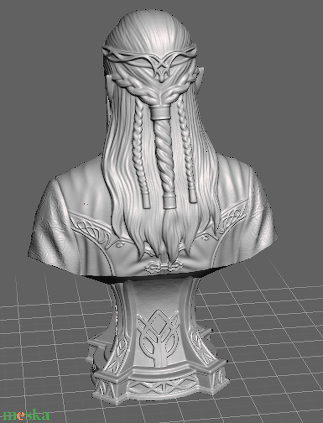 Gyűrűk Ura Hobbit Elrond tündekirály mellszobor - otthon & életmód - dekoráció - asztal és polc dekoráció - könyvszobor - Meska.hu