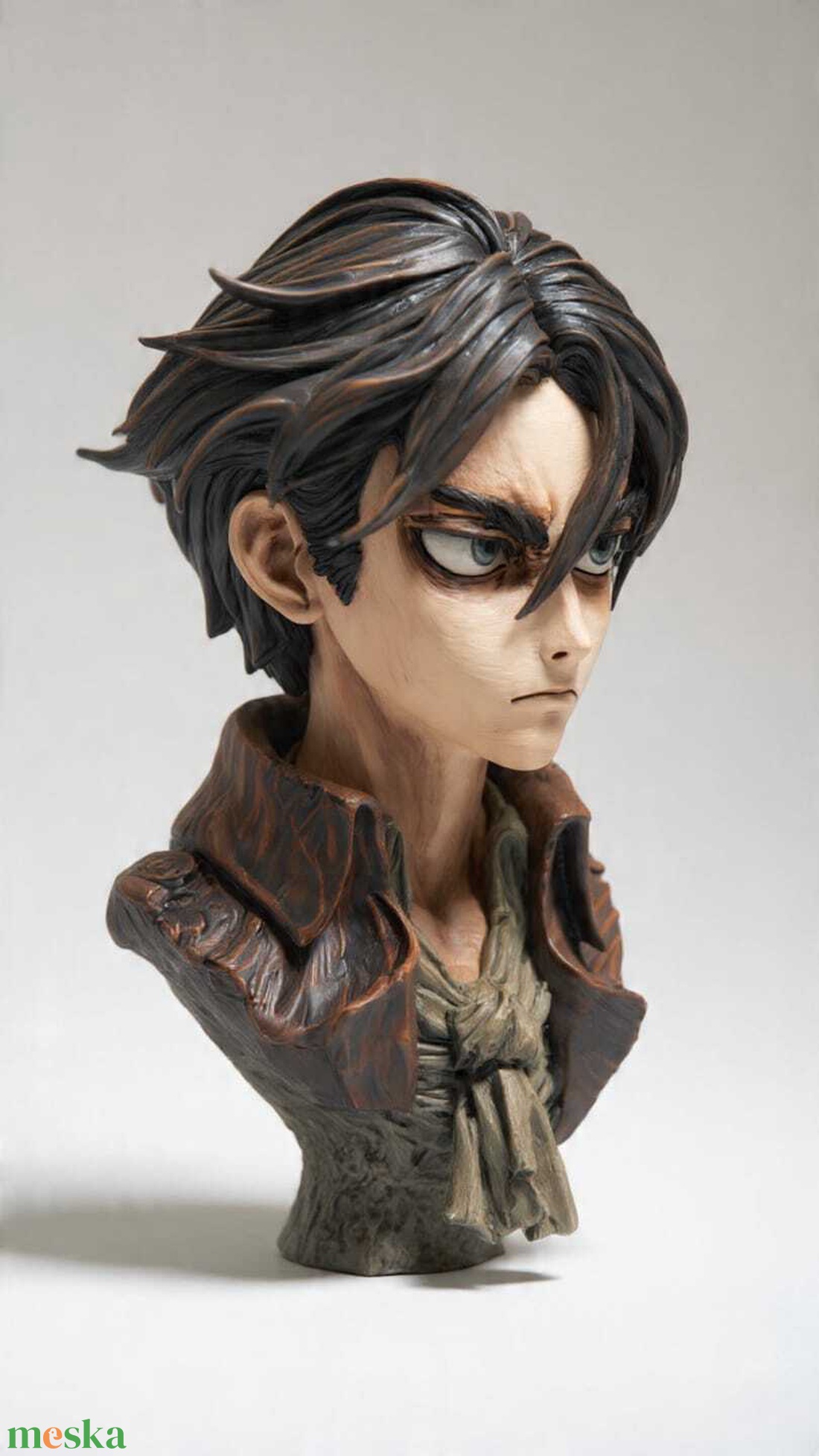 Attack on Titan Eren Yeager mellszobor - otthon & életmód - dekoráció - asztal és polc dekoráció - könyvszobor - Meska.hu