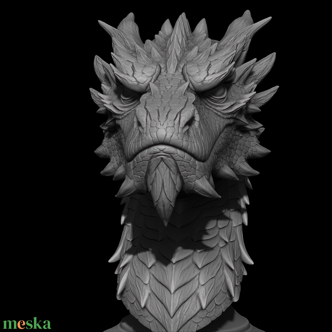 Gyűrűk Ura Hobbit Smaug a sárkány mellszobor - otthon & életmód - dekoráció - asztal és polc dekoráció - könyvszobor - Meska.hu