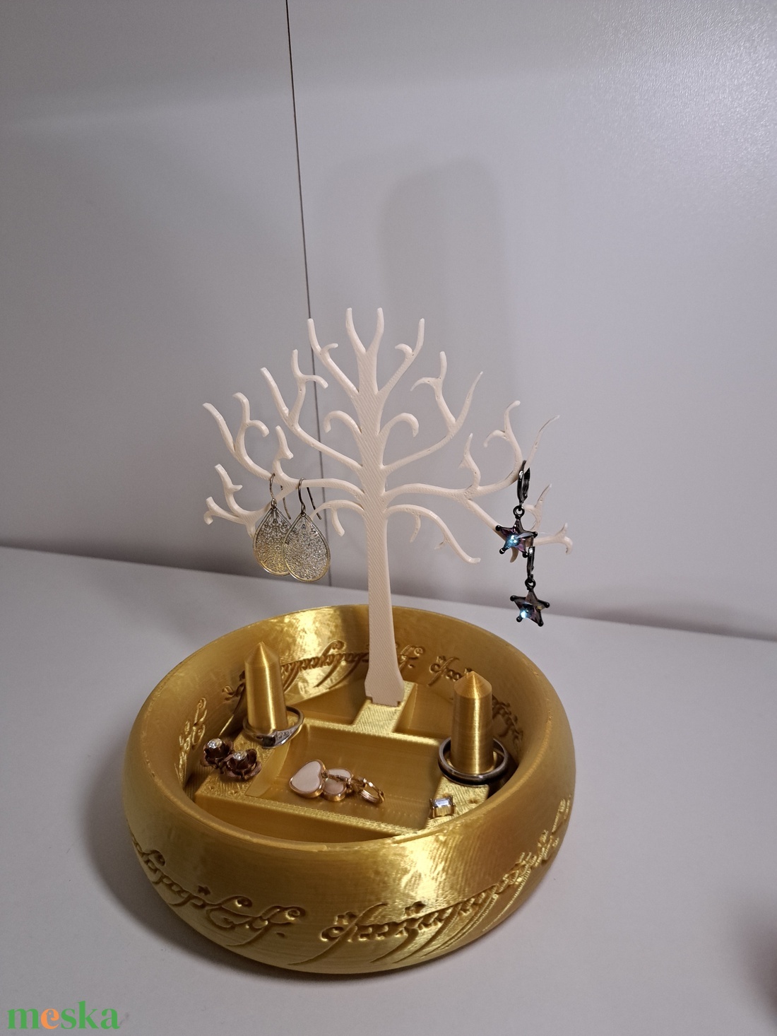 Gyűrűk Ura Hobbit Egy Gyűrű ékszertartó, asztaldísz - otthon & életmód - dekoráció - asztal és polc dekoráció - könyvtámasz - Meska.hu