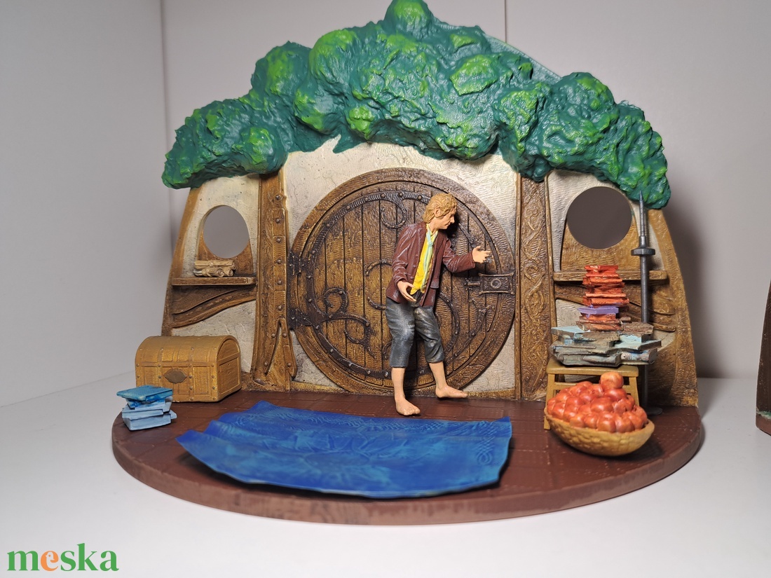 Gyűrűk Ura/Hobbit Bilbo és Gandalf könyvkuckó, könyvtámasz/figura - otthon & életmód - dekoráció - asztal és polc dekoráció - könyvtámasz - Meska.hu