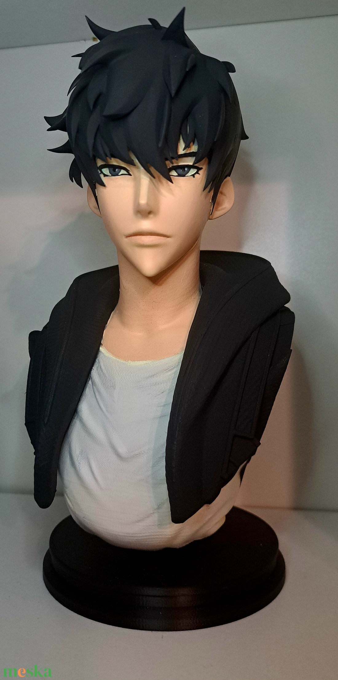 Solo Leveling Sung Jin Woo mellszobor/figura - művészet - makett, modell - Meska.hu