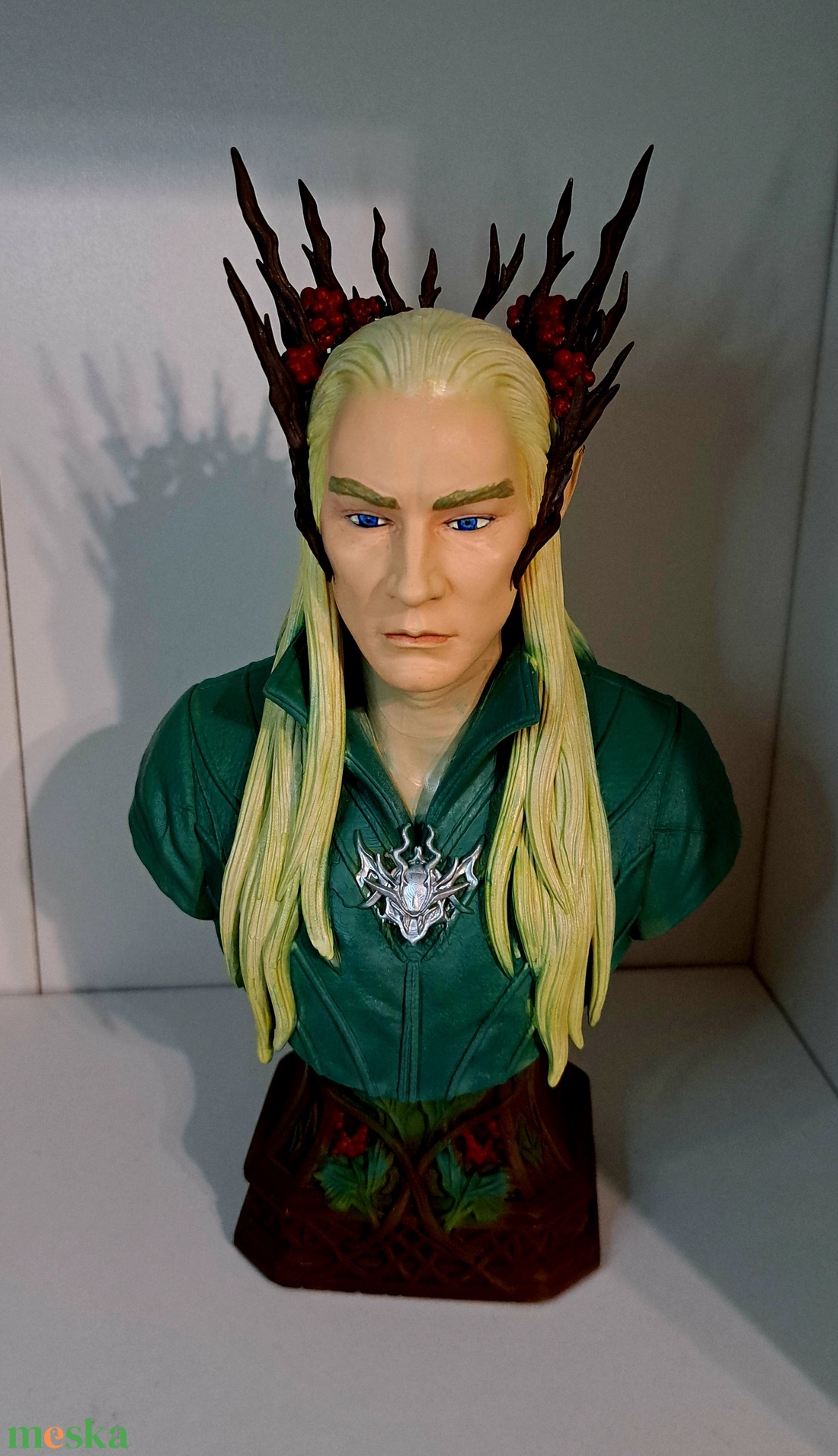 Gyűrűk Ura Hobbit Thranduil király mellszobor - otthon & életmód - dekoráció - asztal és polc dekoráció - könyvszobor - Meska.hu