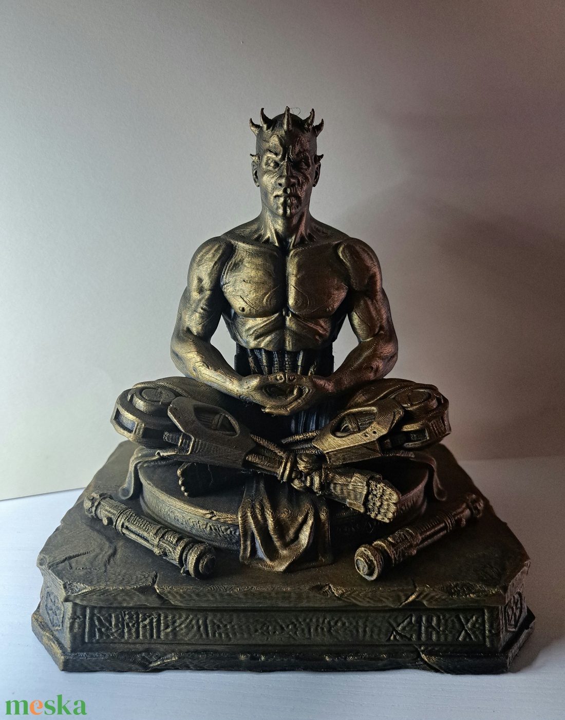 Star Wars Maul meditációs szobor/figura - művészet - makett, modell - Meska.hu