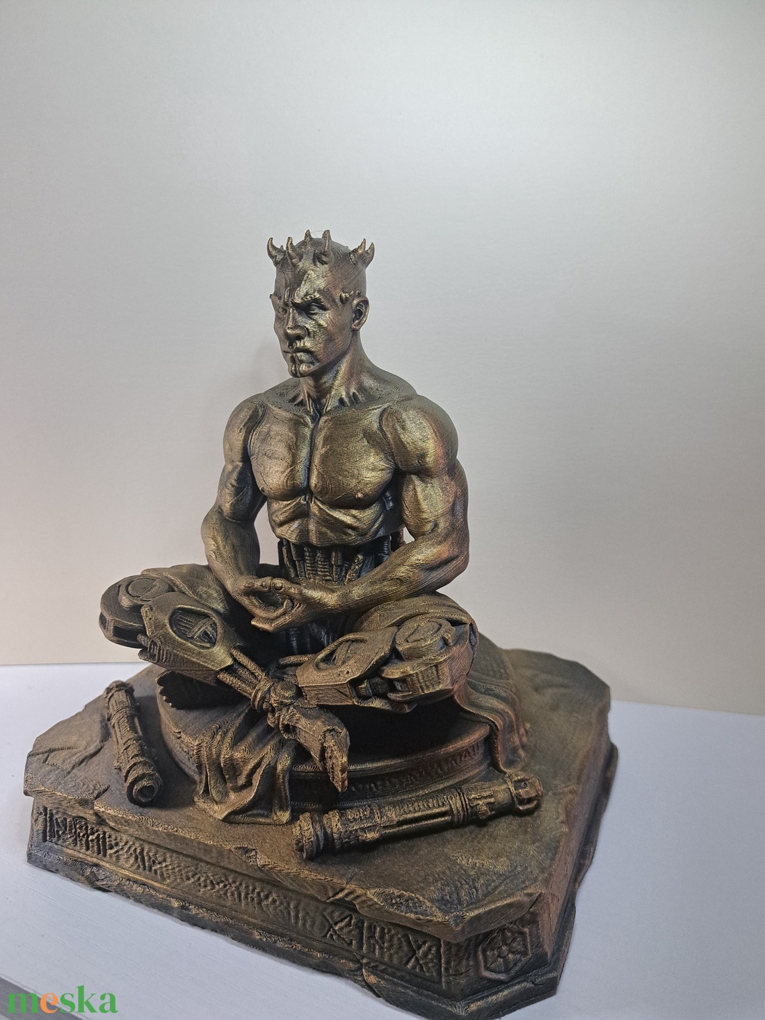Star Wars Maul meditációs szobor/figura - művészet - makett, modell - Meska.hu