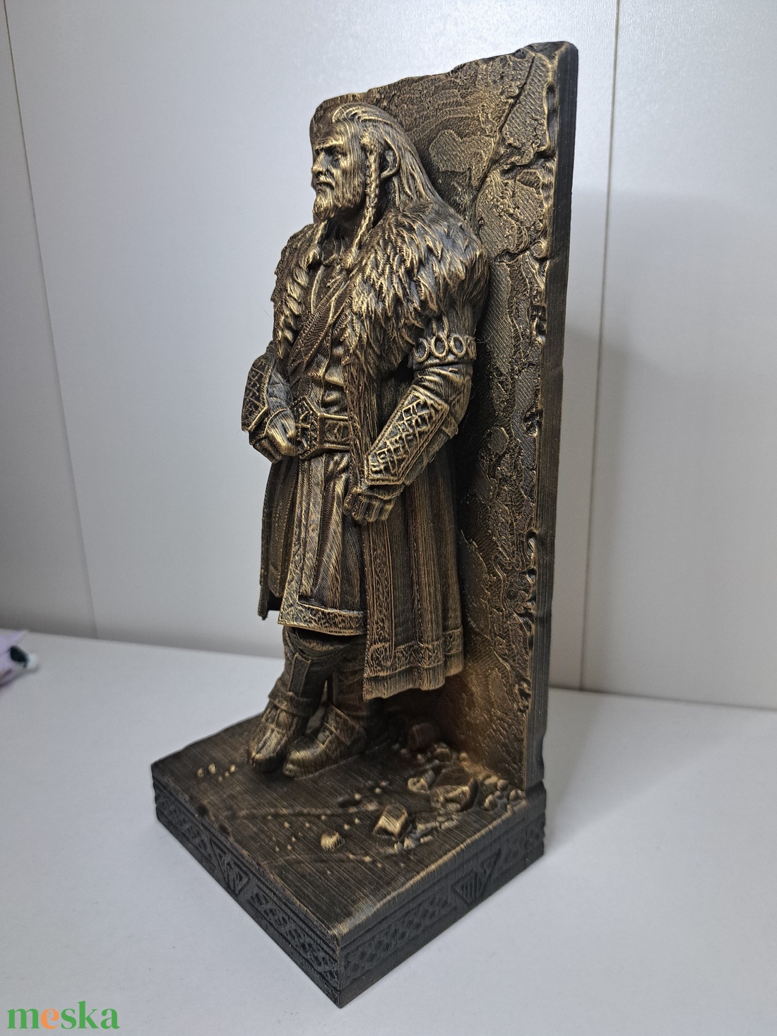 Thorin Oakenshield Hobbit törp könyvtámasz, asztaldísz - otthon & életmód - dekoráció - asztal és polc dekoráció - könyvtámasz - Meska.hu