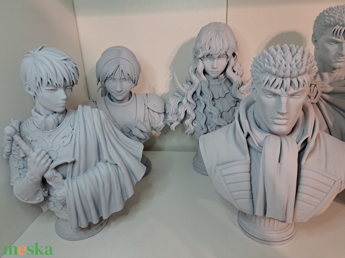 Berserk manga/anime mellszobor/figura - otthon & életmód - dekoráció - asztal és polc dekoráció - könyvszobor - Meska.hu