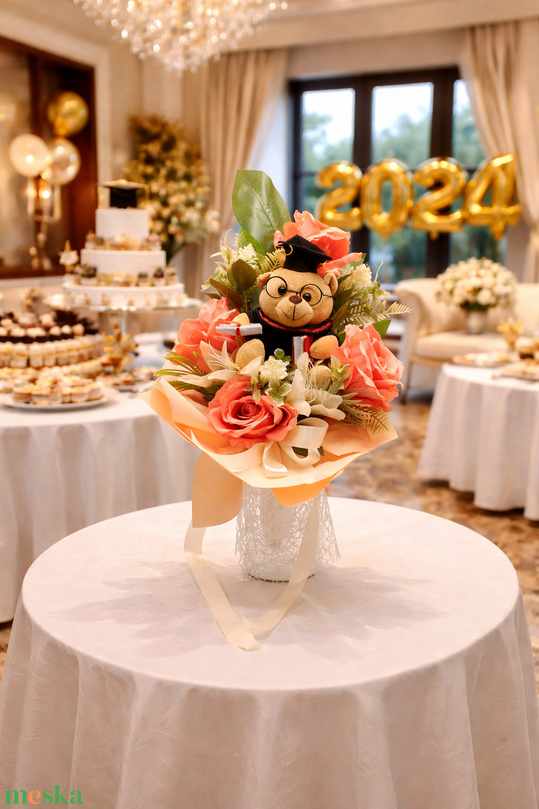 Ballagási emlékcsokor - otthon & életmód - virágdekoráció - virágok - virágcsokor - Meska.hu