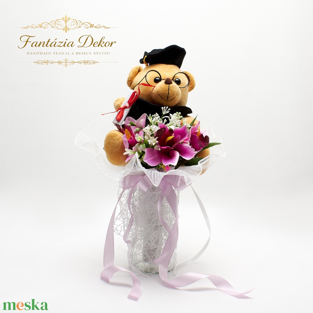 Ballagási ajándék, ami mosolyt csal az arcokra ���� - otthon & életmód - virágdekoráció - virágok - virágcsokor - Meska.hu