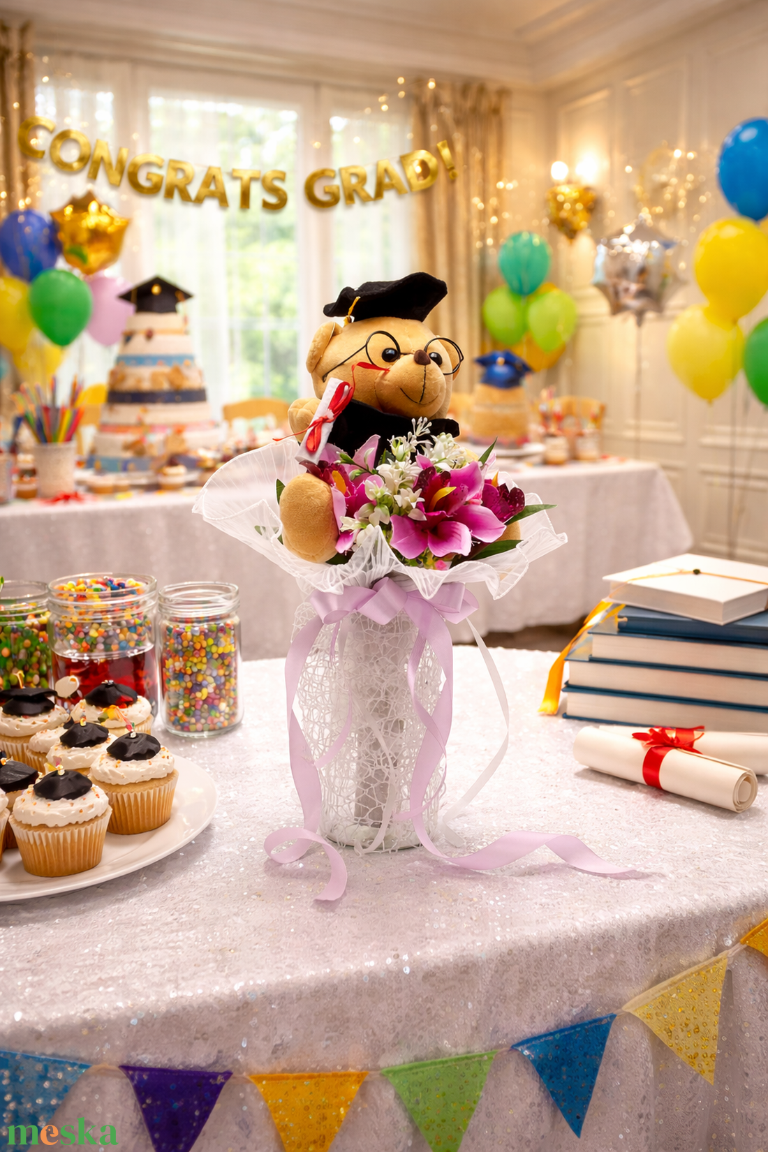 Ballagási ajándék, ami mosolyt csal az arcokra ���� - otthon & életmód - virágdekoráció - virágok - virágcsokor - Meska.hu