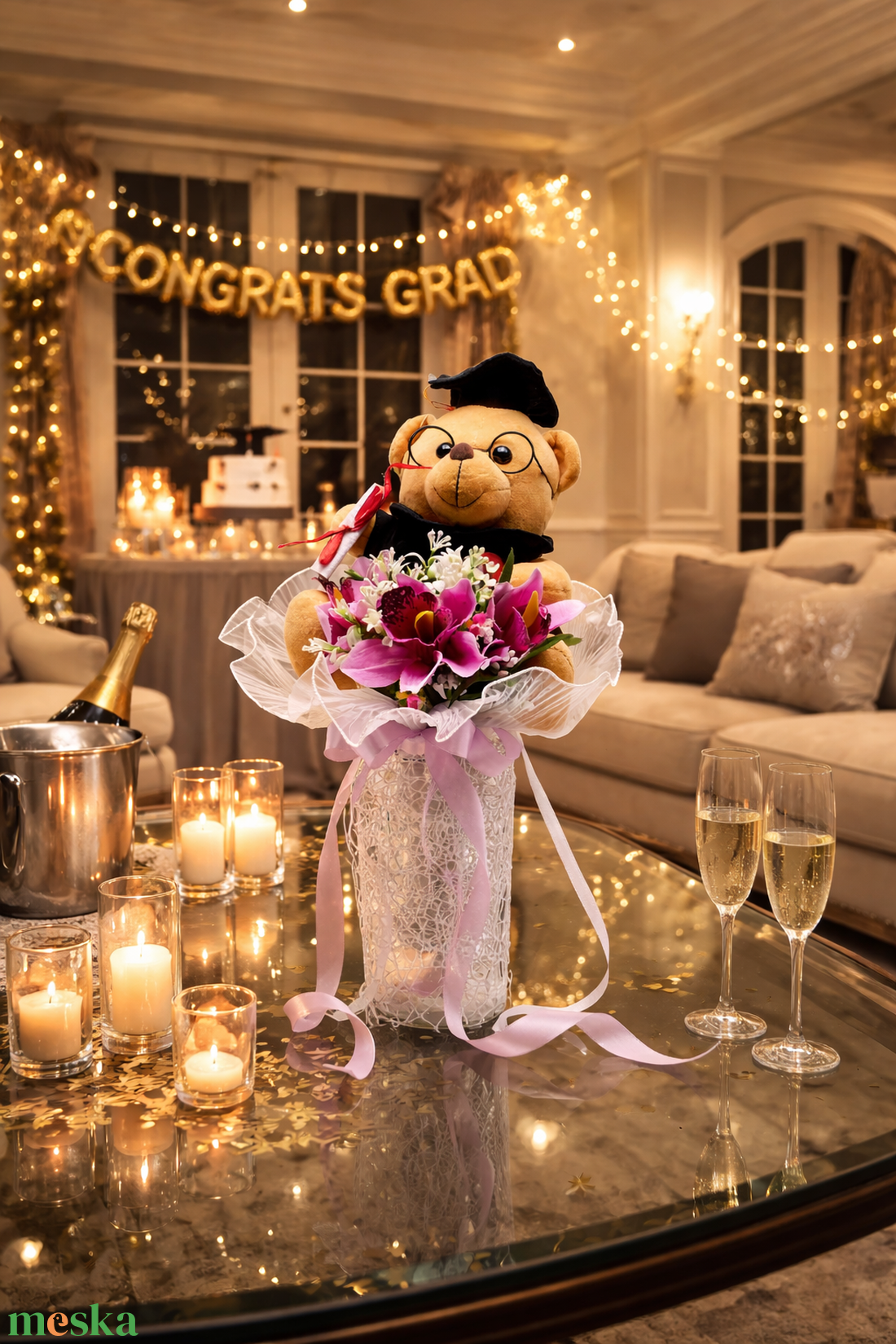 Ballagási ajándék, ami mosolyt csal az arcokra ���� - otthon & életmód - virágdekoráció - virágok - virágcsokor - Meska.hu