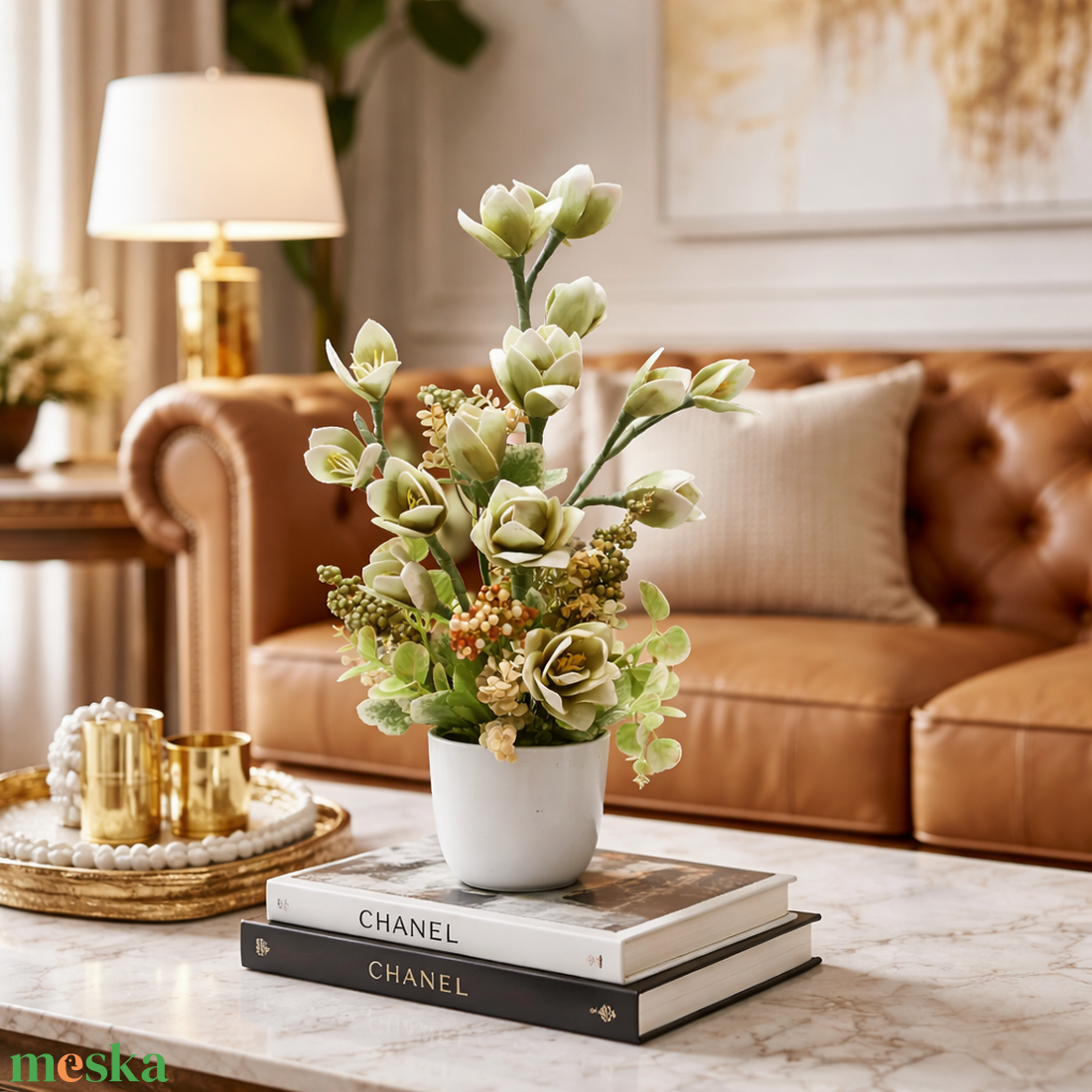 Letisztult elegancia természetes árnyalatokban � - otthon & életmód - dekoráció - asztal és polc dekoráció - asztaldísz - Meska.hu