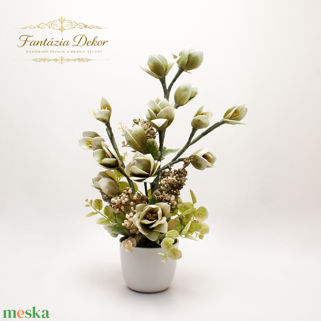 Letisztult elegancia természetes árnyalatokban � - otthon & életmód - dekoráció - asztal és polc dekoráció - asztaldísz - Meska.hu