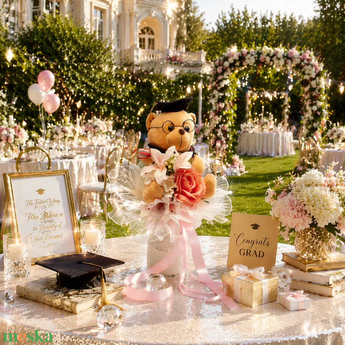 �� Ballagási csokor macival � romantikus, kézzel készített ajándék �� - otthon & életmód - virágdekoráció - virágok - virágcsokor - Meska.hu