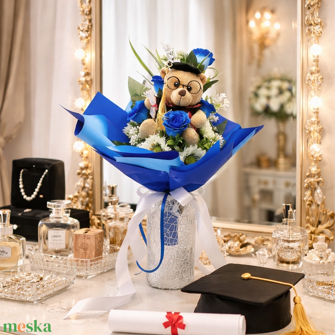 ��� Egy igazán különleges ajándék ballagásra . - otthon & életmód - virágdekoráció - virágok - virágcsokor - Meska.hu