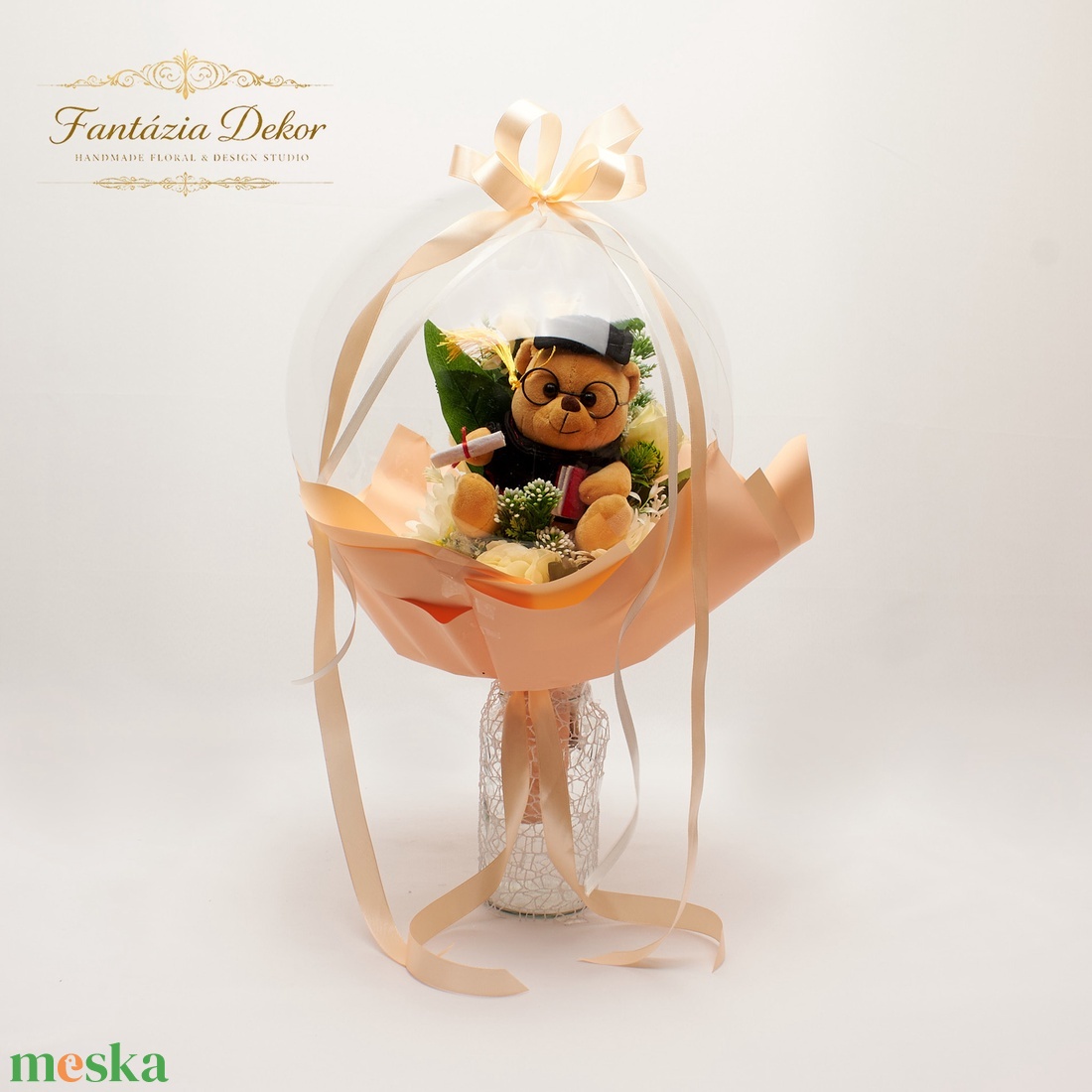  ��� Ballagási ajándék lufiban! ��� - otthon & életmód - virágdekoráció - virágok - virágcsokor - Meska.hu