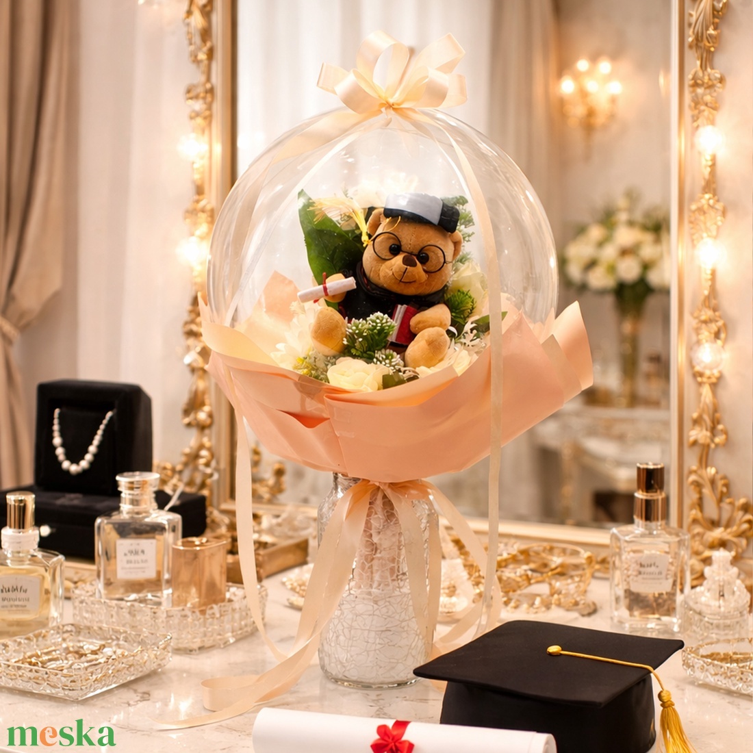  ��� Ballagási ajándék lufiban! ��� - otthon & életmód - virágdekoráció - virágok - virágcsokor - Meska.hu