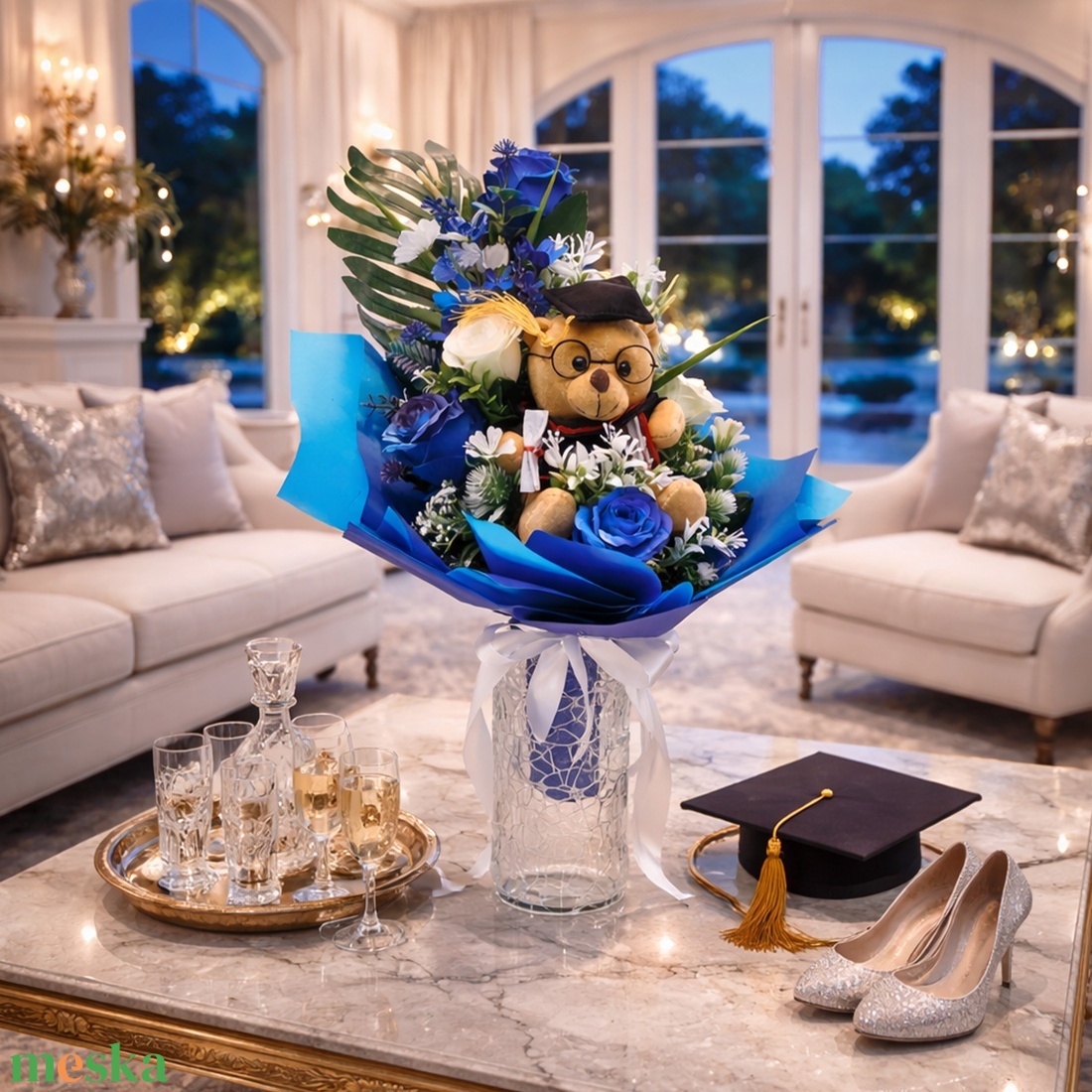 ��� Egy igazán különleges ajándék ballagásra . - otthon & életmód - virágdekoráció - virágok - virágcsokor - Meska.hu