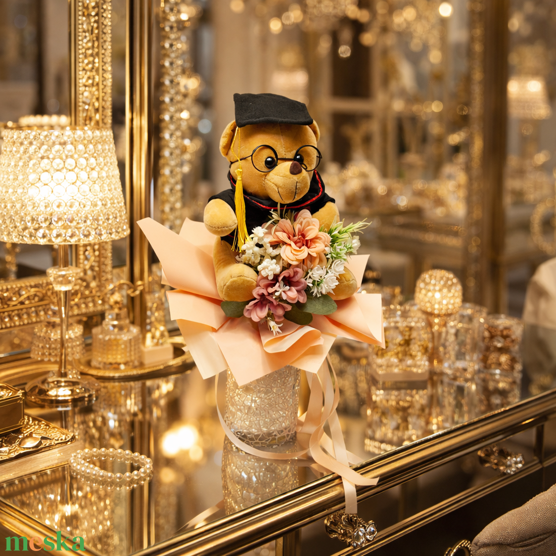 �� Ballagó macis virágcsokor � kedves és maradandó ajándék �� - otthon & életmód - virágdekoráció - virágok - virágcsokor - Meska.hu