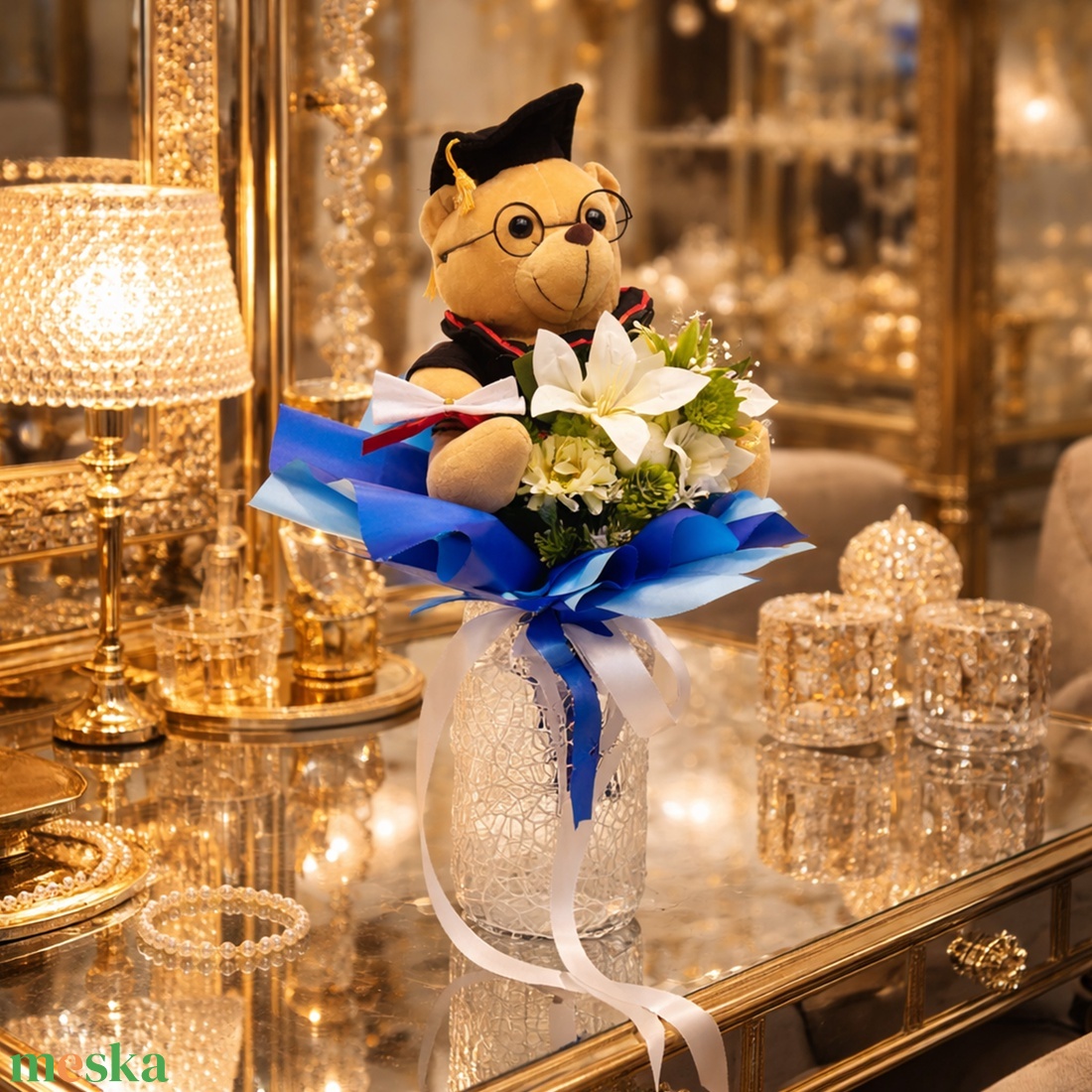 �� Klasszikus elegancia egy kedves meglepetéssel � - otthon & életmód - virágdekoráció - virágok - virágcsokor - Meska.hu