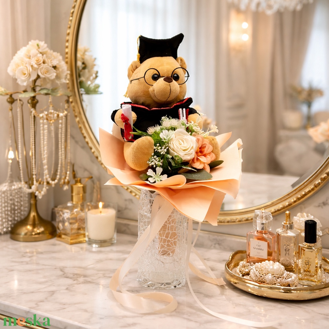 �� Ballagási macis csokor � különleges ajándék emlékbe �� - otthon & életmód - virágdekoráció - virágok - virágbox - Meska.hu