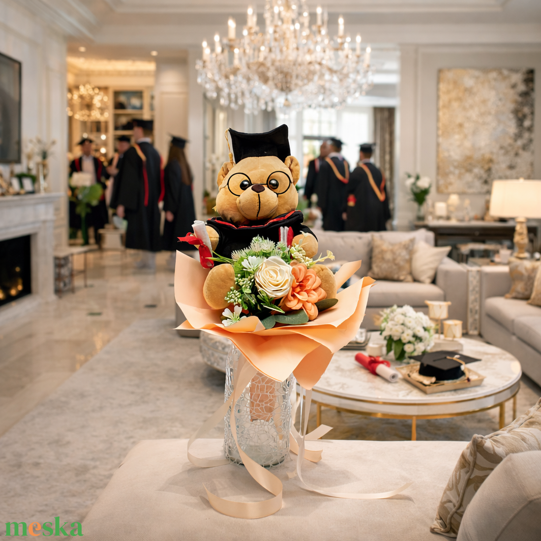 �� Ballagási macis csokor � különleges ajándék emlékbe �� - otthon & életmód - virágdekoráció - virágok - virágbox - Meska.hu