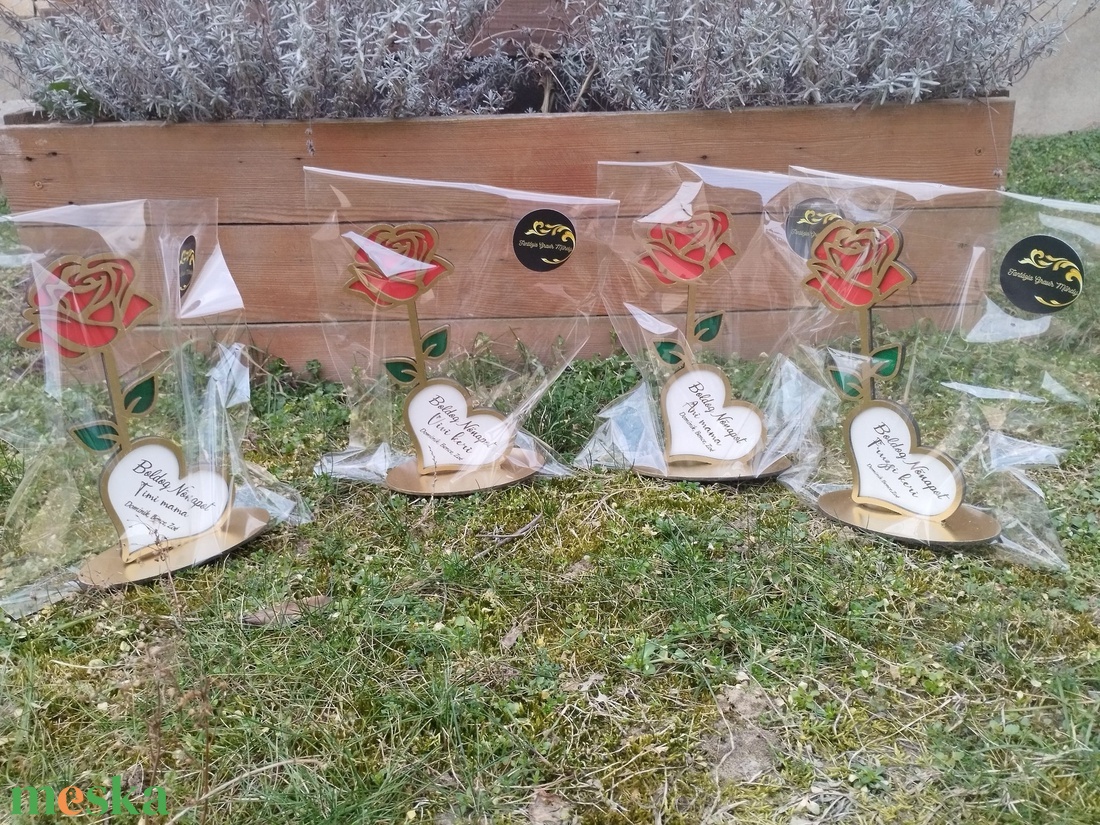 Örök rózsa - otthon & életmód - dekoráció - virágdísz és tartó - csokor & virágdísz - Meska.hu