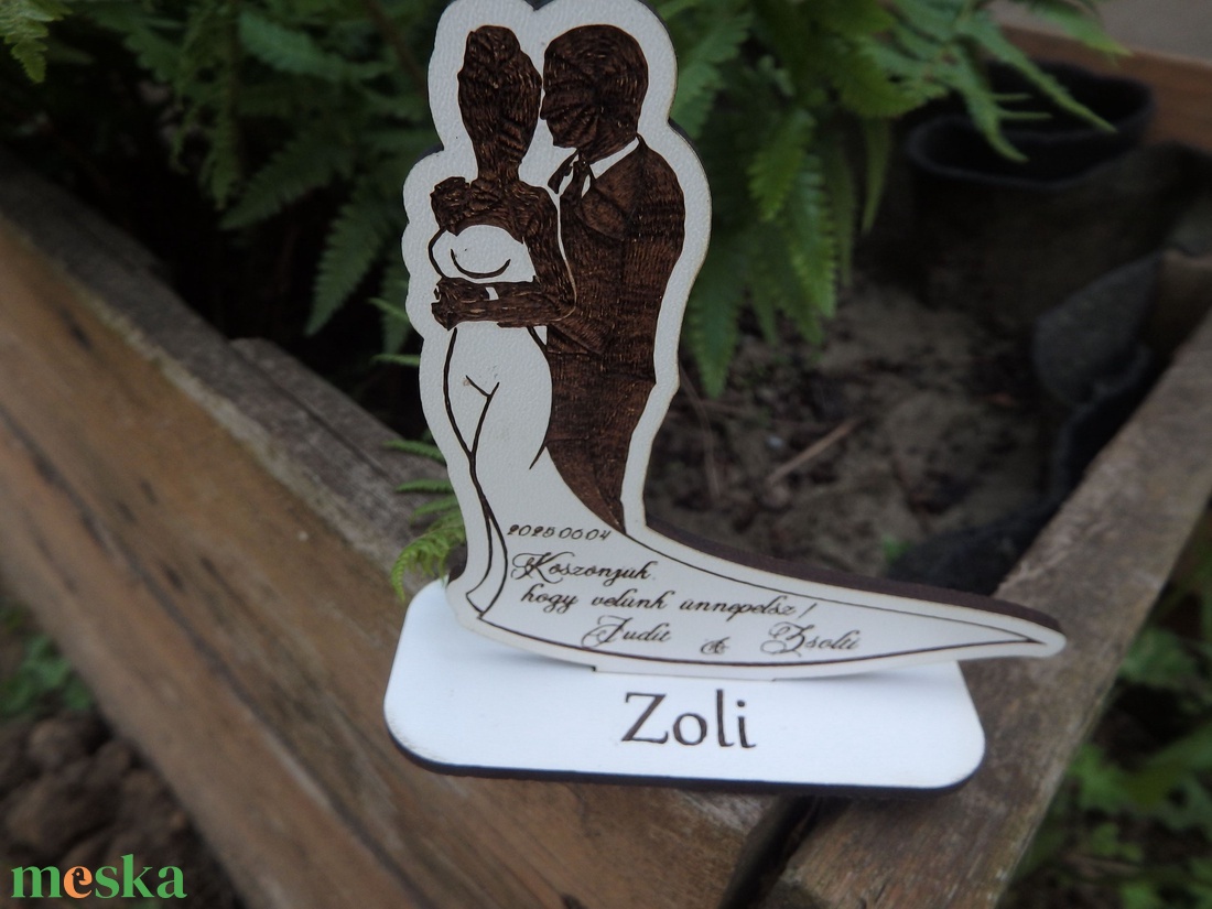 Esküvői köszönőajándék és ültető kártya egyben  - esküvő - emlék & ajándék - köszönőajándék - Meska.hu