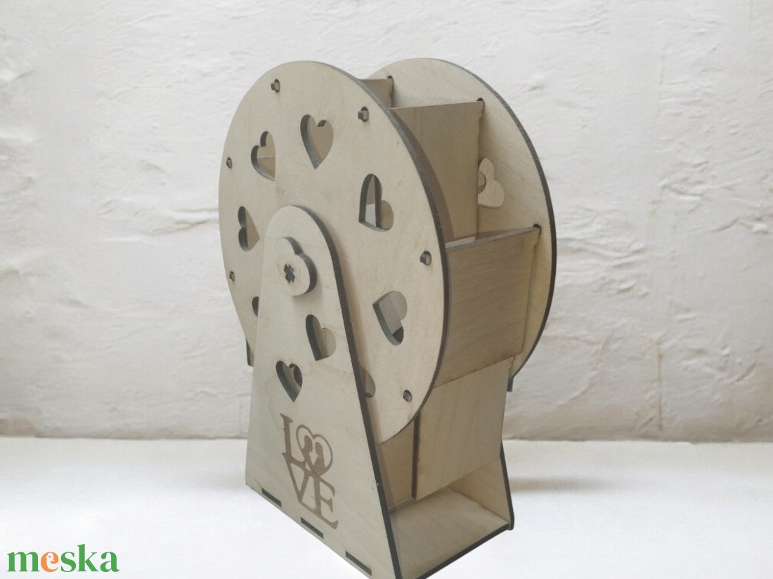 Valentin-napi fotókerék � forgatható, személyre szabható emlékdekoráció - otthon & életmód - papír, írószer - album & fotóalbum - Meska.hu