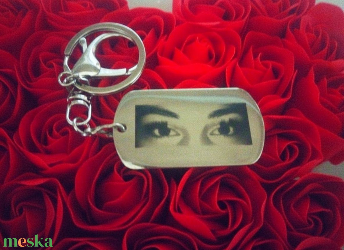 Egyedi gravírozott fém kulcstartó/nyaklánc - táska & tok - kulcstartó & táskadísz - kulcstartó - Meska.hu