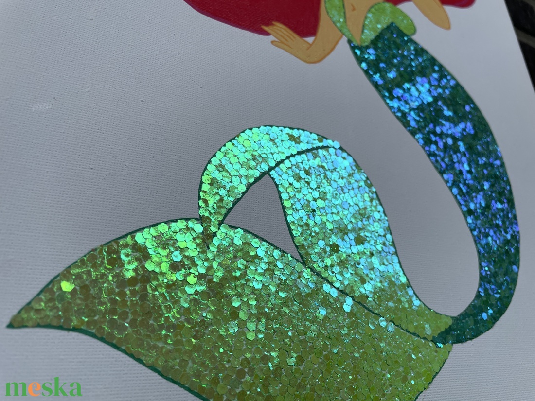 Ariel - Kézzel díszített vászonkép - művészet - festmény - festmény vegyes technika - Meska.hu