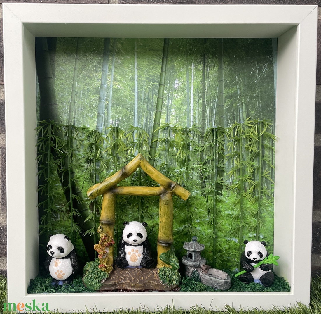 PandaZen  Mini Tündérkert a nyugalom jegyébe - otthon & életmód - dekoráció - fali és függő dekoráció - falra akasztható dekor - Meska.hu