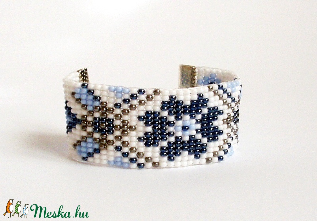 Porcelán gyöngyszövött karkötő - - Meska.hu Porcelán gyöngyszövött karkötő - - Meska.hu
