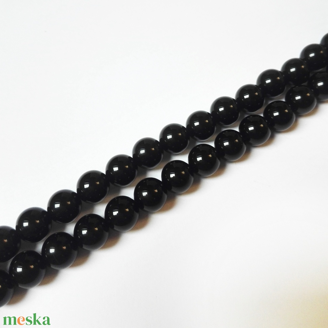 Ónix ásványgyöngy, 8 mm, 45 db - kellékek & szerszámok - gyöngyfűzés kellékek - féldrágakő - Meska.hu Ónix ásványgyöngy, 8 mm, 45 db - kellékek & szerszámok - gyöngyfűzés kellékek - féldrágakő - Meska.hu
